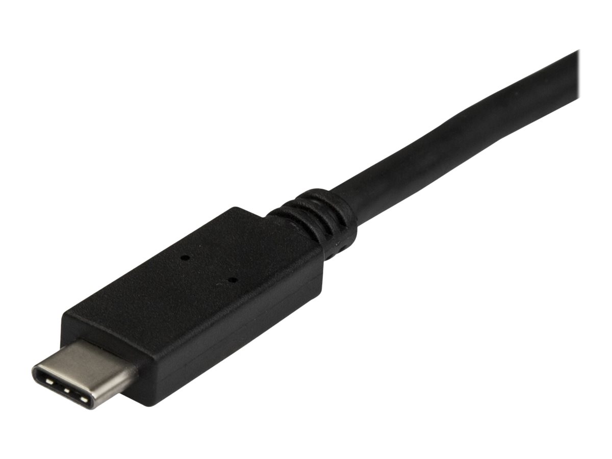 StarTech.com USB auf USB-C Kabel - StSt - 0,5m - USB 3.1(10Gbits) - USB A zu USB C Kabel - USB 3.1 Typ C Kabel - USB-Kabel - USB Typ A (M)