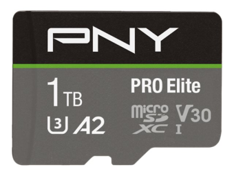 PNY PRO Elite - Flash-Speicherkarte - 1 TB - A2  Video Class V30  UHS-I U3  Class10