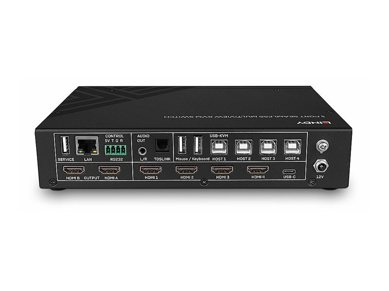 Lindy KVM-Switch - nahtloser Multiview - 5