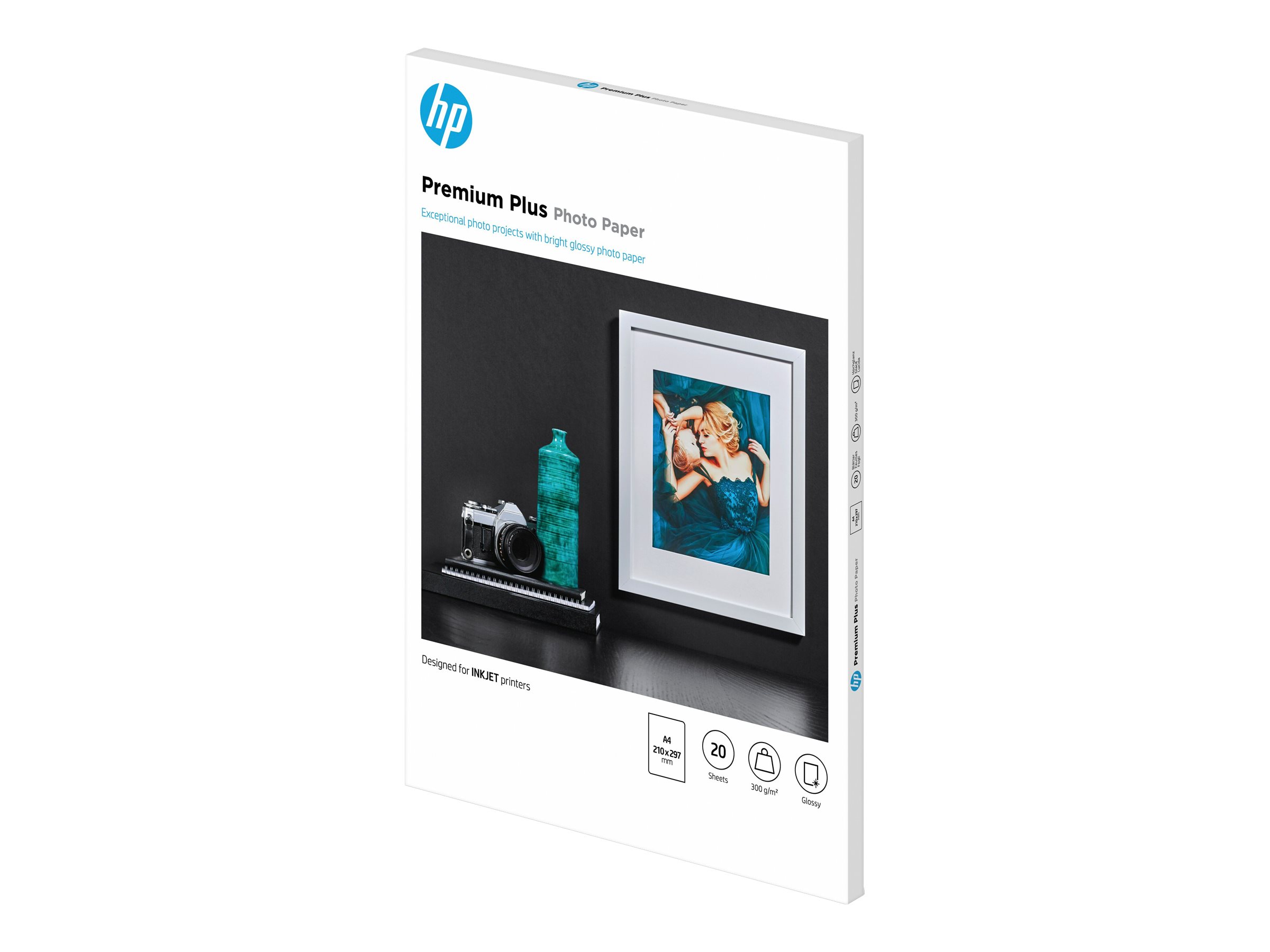 HP Premium Plus Photo Paper - Glänzend - A4 (210 x 297 mm)
