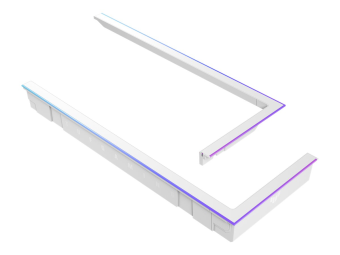 ASUS TUF Gaming ARGB - Systemschrank-Beleuchtungsset