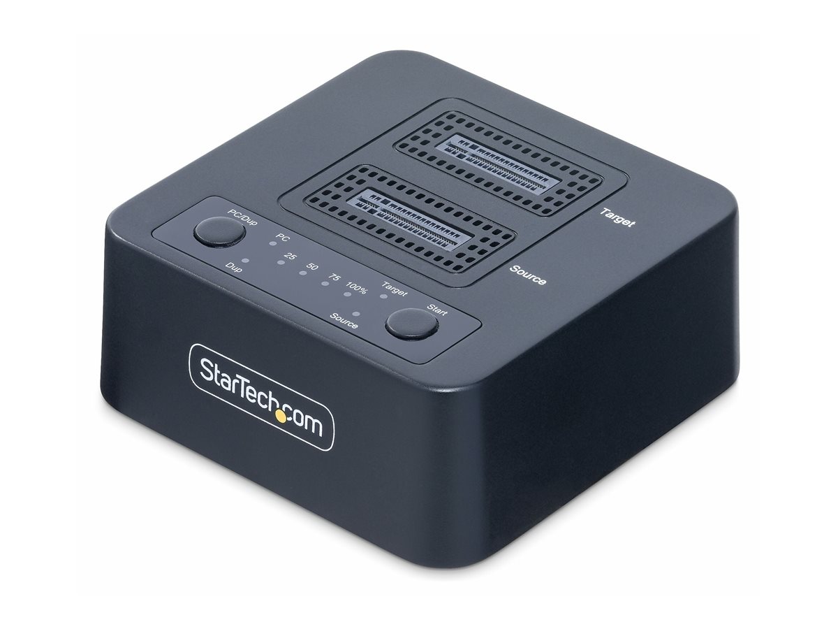StarTech.com 11 M.2 NVMe Kopierstation, USB-C PCIe SSD Cloner & Dock - Solid State  Festplattenduplikator - 2 Schächte (PCIe (NVMe))