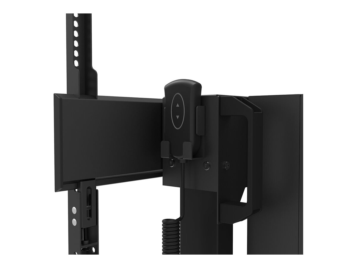 Neomounts FL55-875BL1 - Wagen - motorisiert - für LCD-Display - verriegelbar - Stahl - Schwarz - Bildschirmgröße 140-254 cm (55"-100")