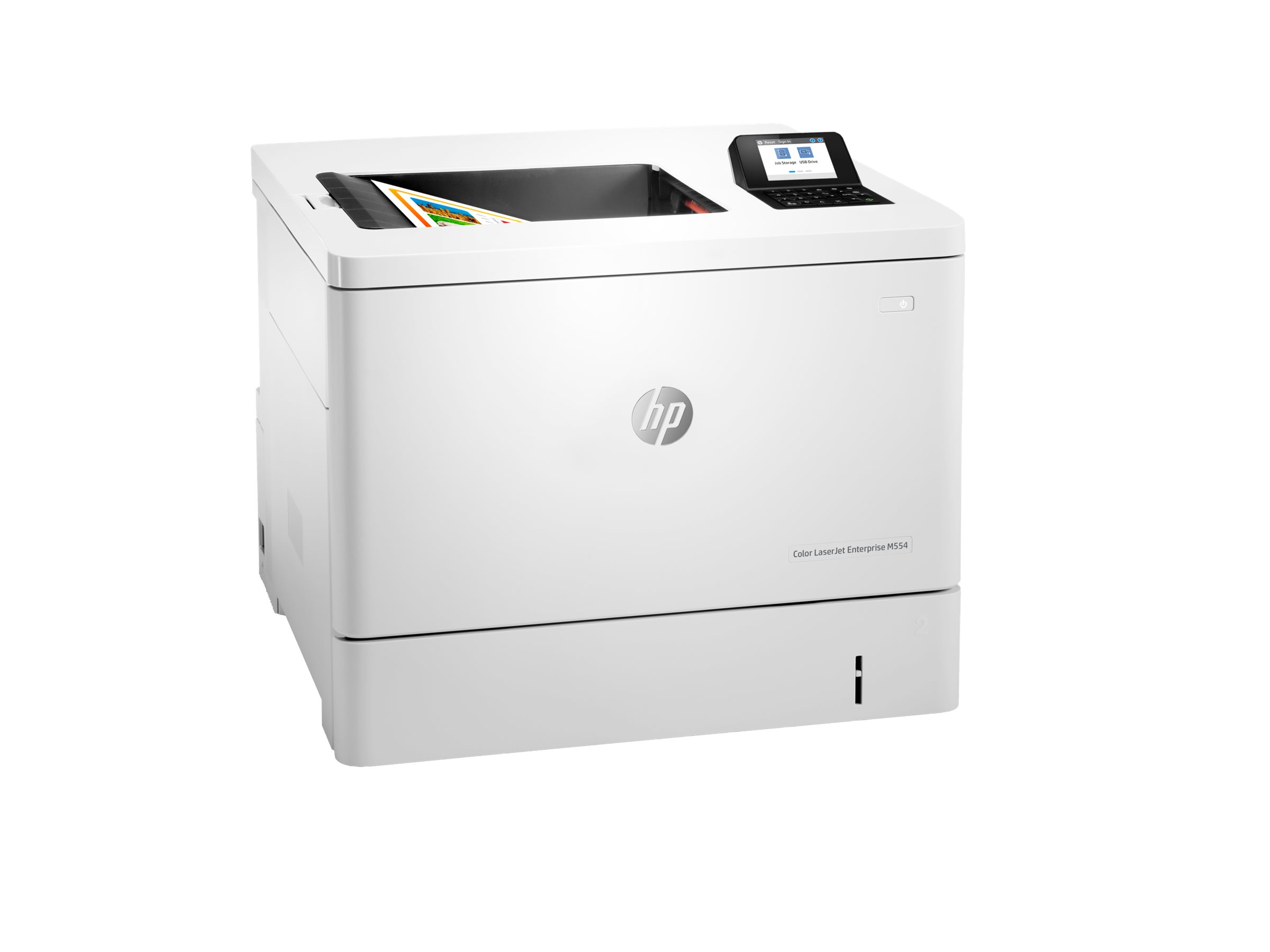 HP LaserJet Enterprise M554dn - Drucker - Farbe - Duplex - Laser - A4Legal - 1200 x 1200 dpi - bis zu 33 SeitenMin. (einfarbig)