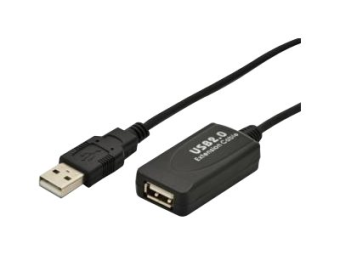 DIGITUS Aktives USB 2.0 Verlängerungskabel, 5m