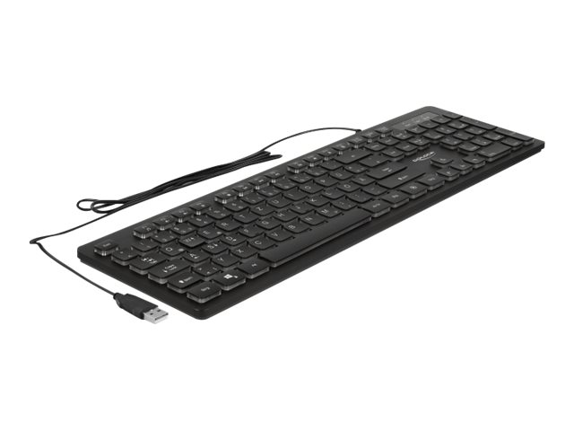 Delock Tastatur - Hintergrundbeleuchtung - USB