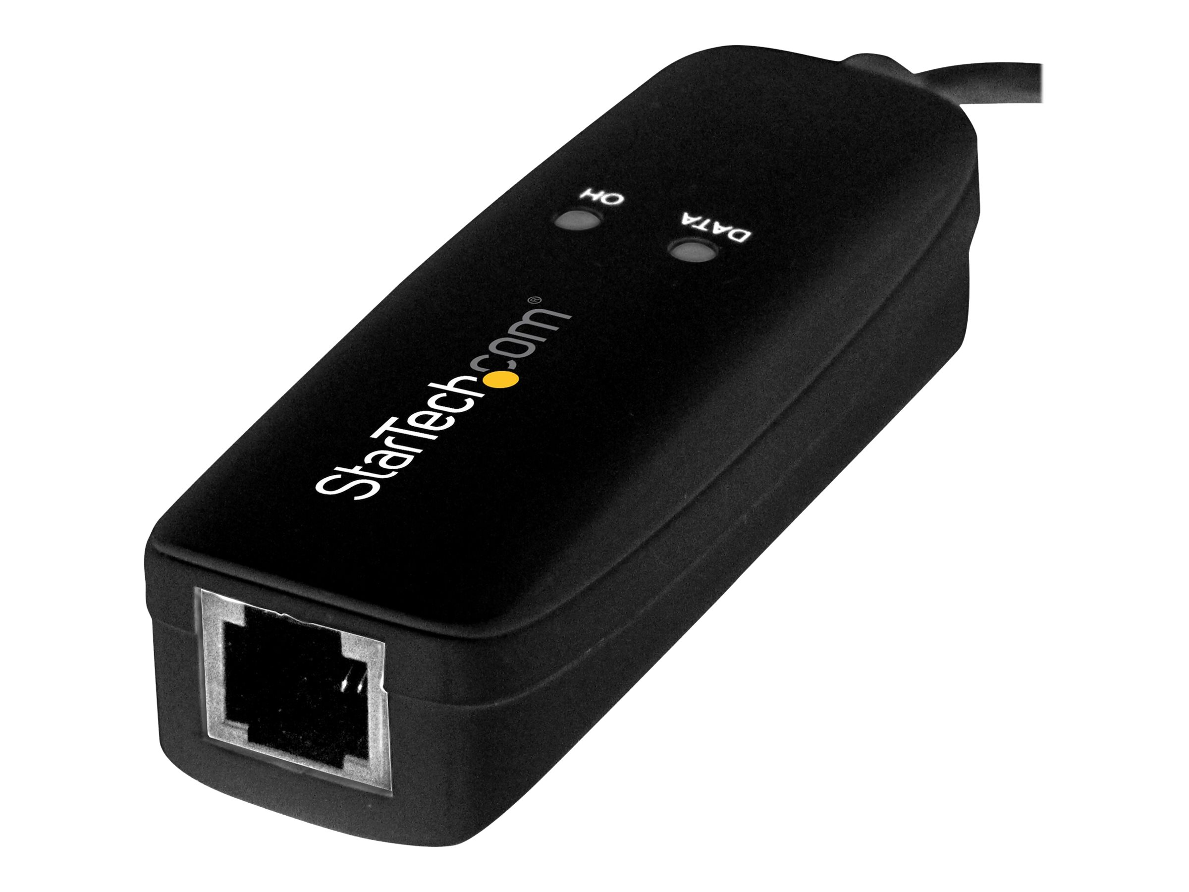 StarTech.com StarTech USB 2.0 Faxmodem - 56K Externes DialUp V.92 ModemDongleAdapter - ComputerLaptop Faxmodem - USB auf Telefonbuchse - USB Datenmodem - Netzwerk FaxCMRPOS (USB56KEMH2)