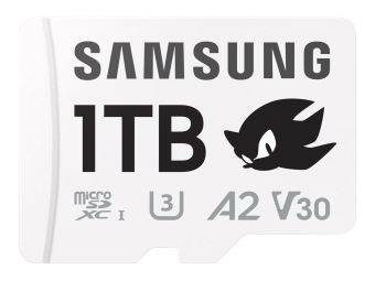 Samsung PRO Plus MB-MD1T0SA - Sonic the Hedgehog Flash-Speicherkarte (microSDXC-an-SD-Adapter inbegriffen)