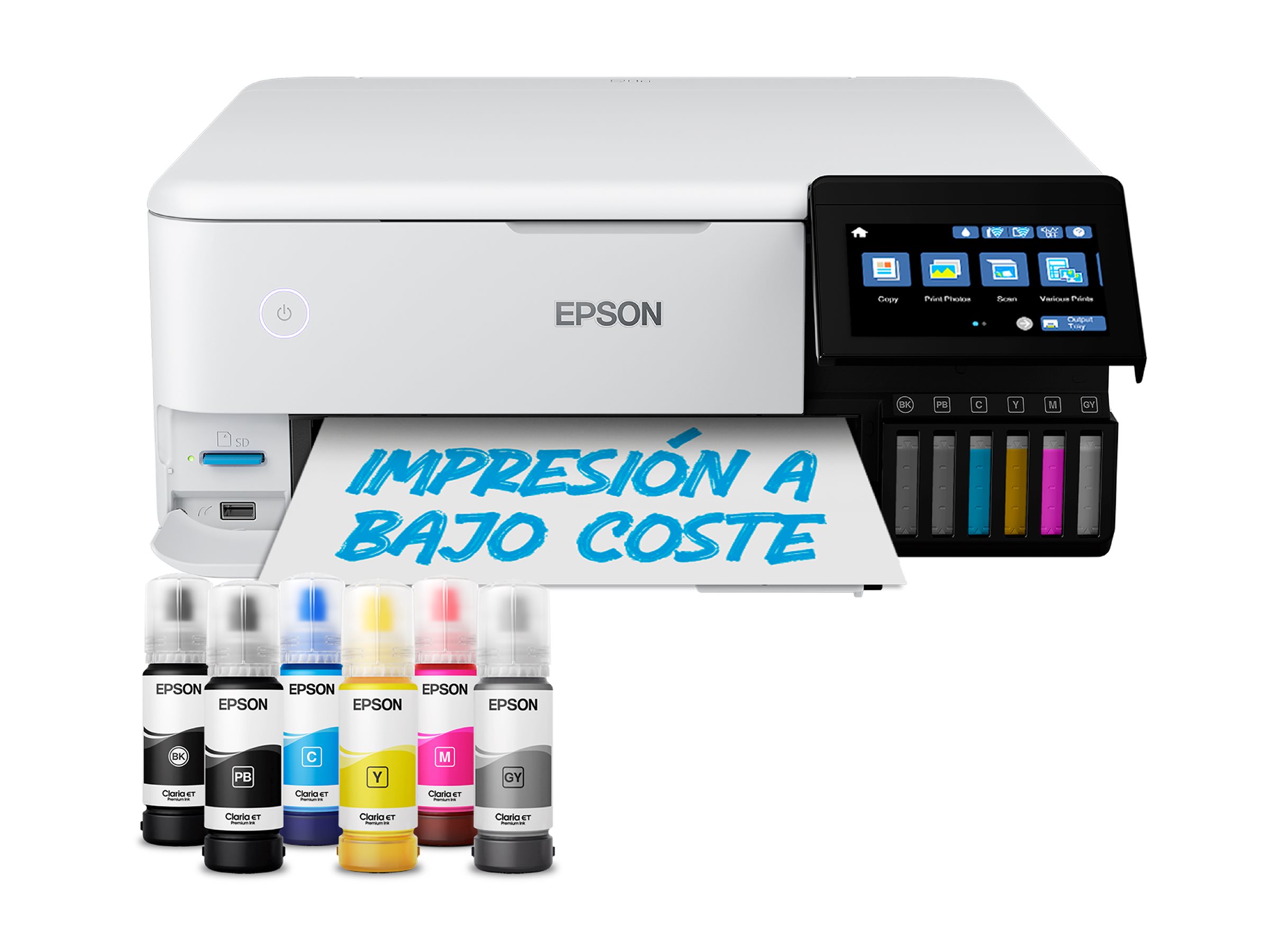 Epson EcoTank ET-8500 - Multifunktionsdrucker - Farbe - Tintenstrahl - nachfüllbar - A4Letter (Medien)