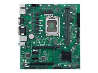 ASUS PRO H610M-C D4-CSM - Motherboard - micro ATX - LGA1700-Sockel - H610 Chipsatz - USB 3.2 Gen 1 - Gigabit LAN - Onboard-Grafik (CPU erforderlich)