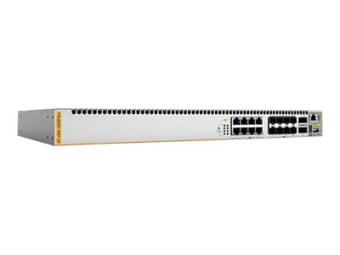 Allied Telesis AT X550-18XSPQM - Switch - L3 - Smart - 8 x 12.5510GBase-T + 8 x 10Gb Ethernet + 2 x 40Gb Ethernet - an Rack montierbar - PoE+ (240 W)