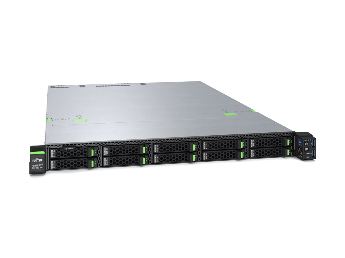 Fsas Technologies Fujitsu PRIMERGY RX1330 M6 - Server - Rack-Montage - 1U - 1-Weg - 1 x Xeon 6333P  3.1 GHz - RAM 32 GB - SATASAS - Hot-Swap 6.4 cm (2.5")