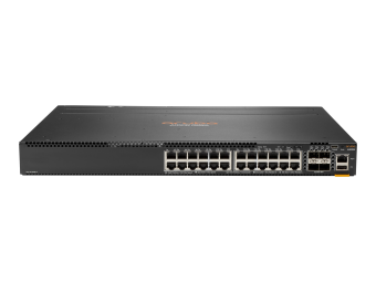 HPE Aruba 6300M - Switch - L3 - managed - 24 x 101001000 + 4 x 1 Gigabit  10 Gigabit  25 Gigabit  50 Gigabit SFP56 (Uplink  Stacking)