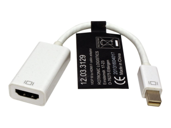 ROLINE Videoadapter - Mini DisplayPort männlich zu HDMI weiblich