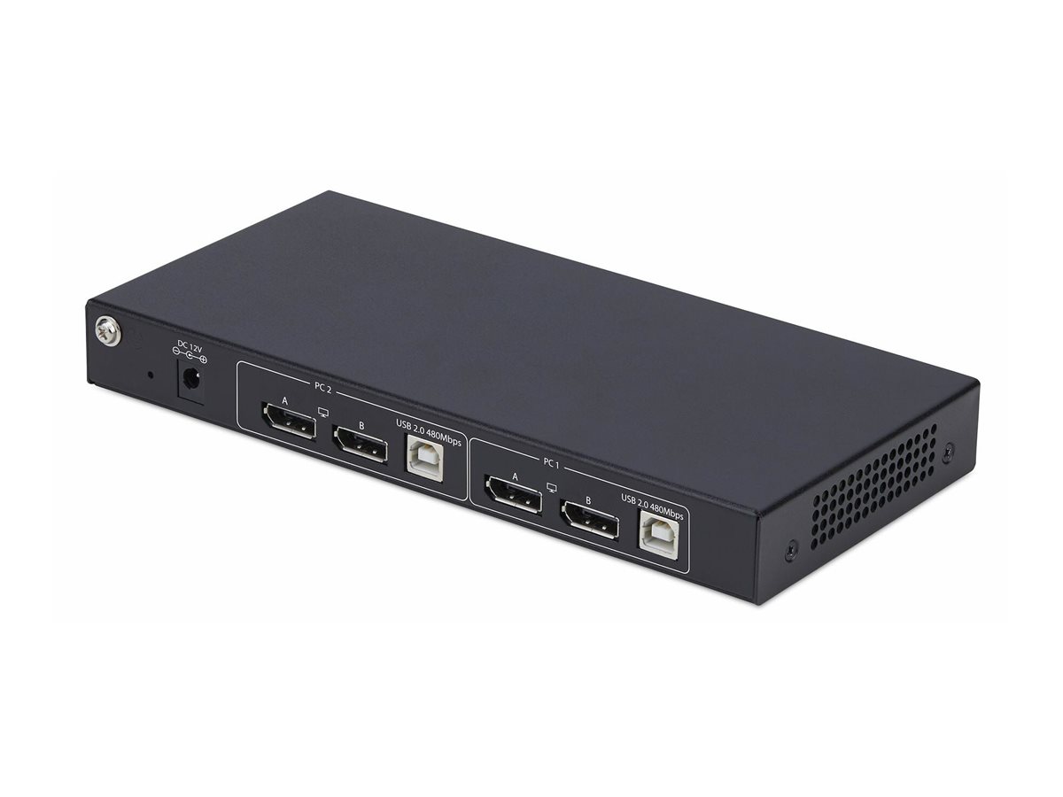 StarTech.com 2-Port Dual-Monitor DP KVM Switch