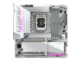 Gigabyte AORUS B860M ELITE WIFI6E ICE - Motherboard - micro ATX - LGA1851 Sockel - AMD B850 Chipsatz - USB4, USB-C 3.2 Gen2, USB 3.2 Gen 2, USB 3.2 Gen 1 - Bluetooth, Wi-Fi 6E, 2.5 Gigabit LAN - Onboard-Grafik (CPU erforderlich)