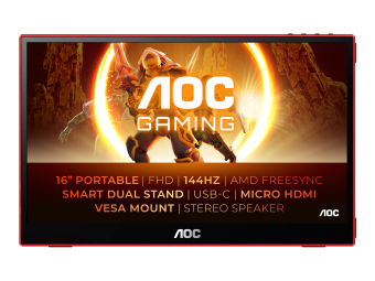 AOC Gaming 16G3 - LED-Monitor - 39.5 cm (15.6)