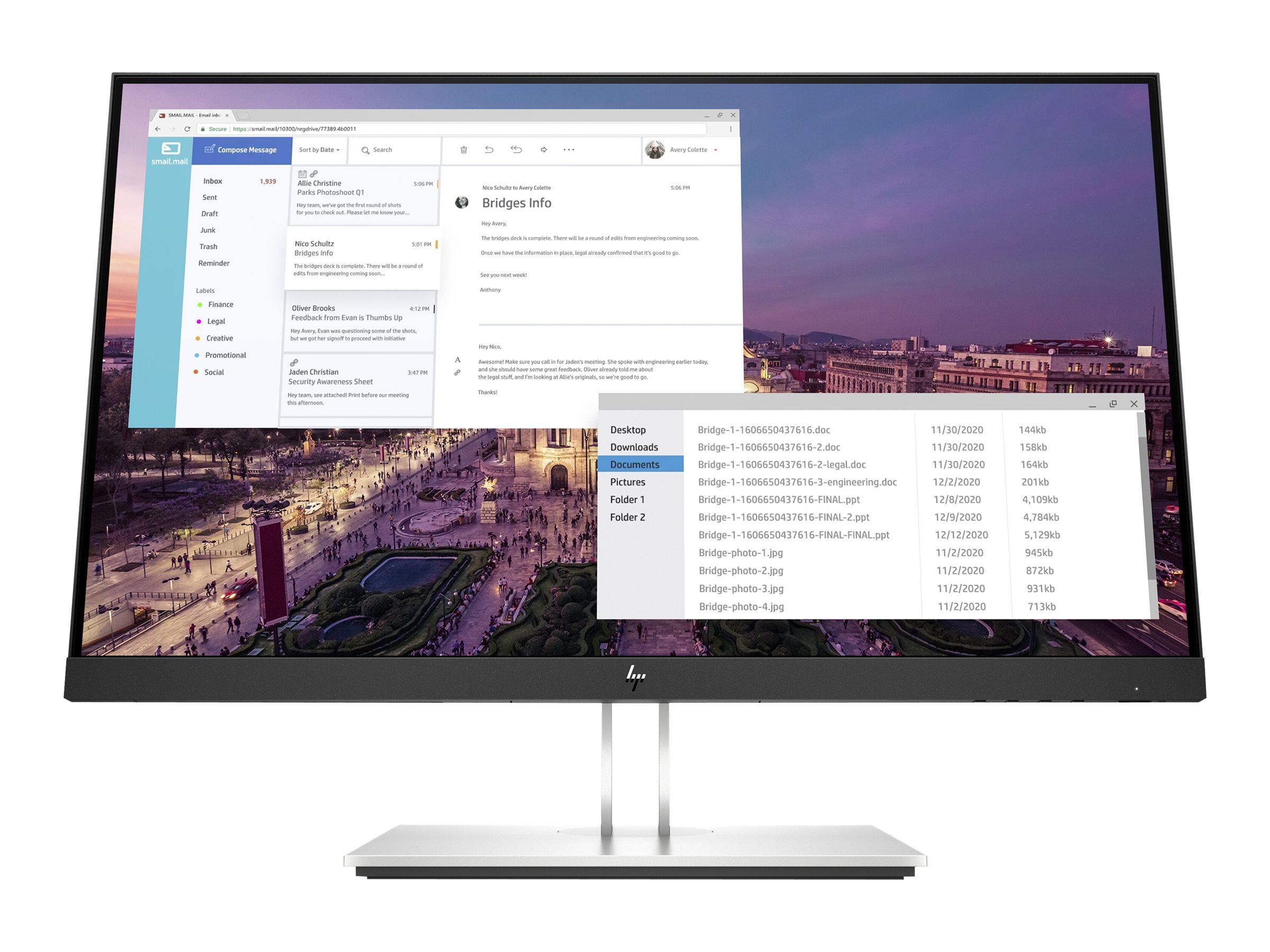 HP E23 G4 - E-Series - LED-Monitor - 58.42 cm (23)