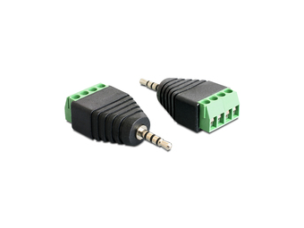 Delock Audio-Adapter - 4-poliger Anschlussblock