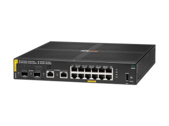 HPE Aruba Networking CX 6000 12p 10M100M1G Class4 PoE 2p SFP 1G 139W Switch - Switch - managed - 12 x 101001000 (PoE+)