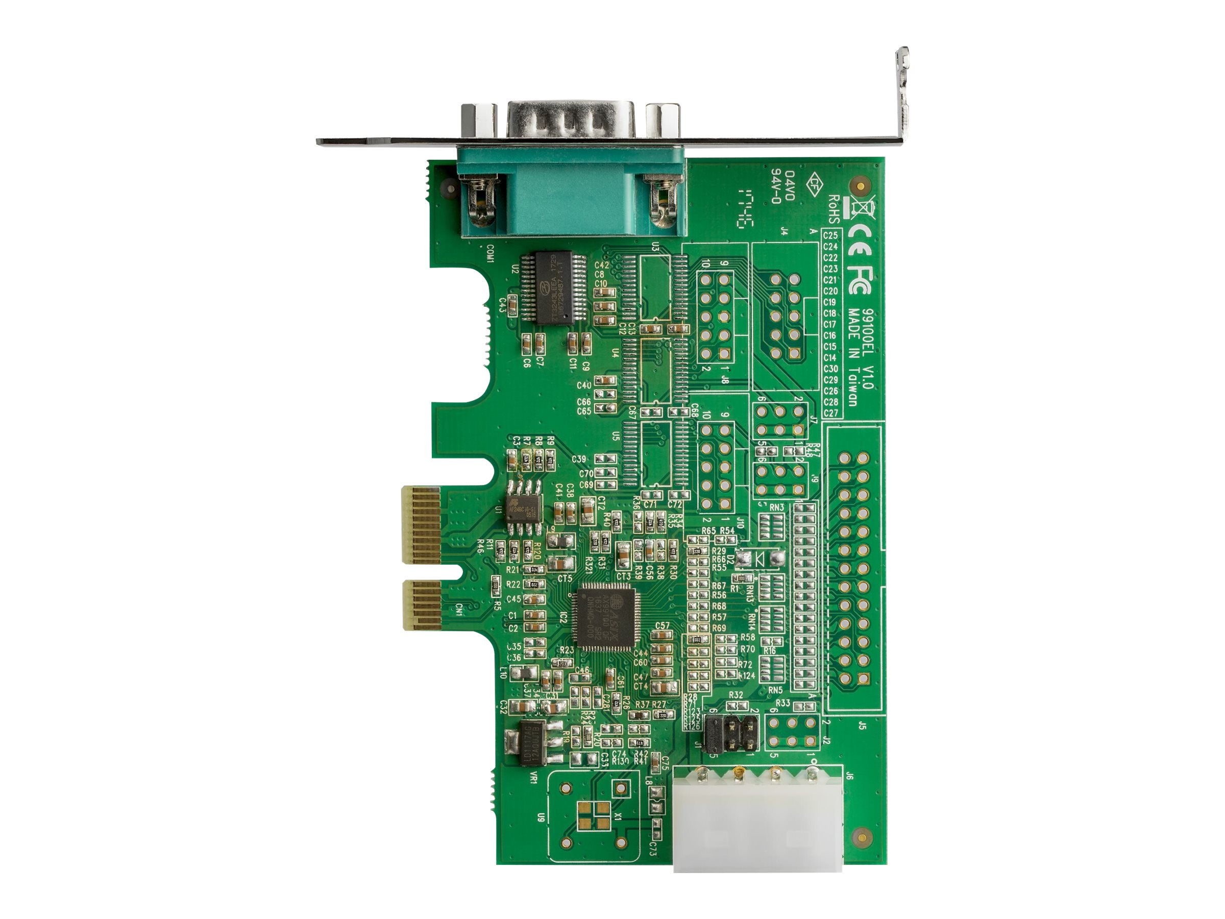 StarTech.com Startech 1 Port Serielle PCI Express RS232 Adapter Karte - Serielle PCIe RS232 Kontroller Karte - PCIe zu Seriell DB9 - 16950 UART - Niedrigprofil-Erweiterungskarte - Windows & Linux (PEX1S953LP)