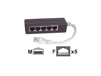 EFB Elektronik EFB-Elektronik - ISDN-Splitter - RJ-45 (M) zu RJ-45 (W)