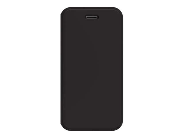 OtterBox Strada Series - Flip-Hülle für Mobiltelefon - Polyurethan, Polycarbonat, Kunstfaser - Schwarz - für Apple iPhone 6, 6s, 7, 8, SE (2. Generation)