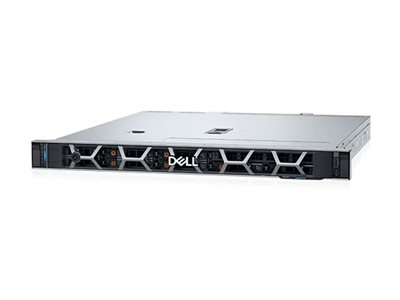 Dell PowerEdge R360 - Server - Rack-Montage - 1U - 1-Weg - 1 x Xeon 6369P  3.3 GHz - RAM 32 GB - SAS - Hot-Swap 6.4 cm (2.5")