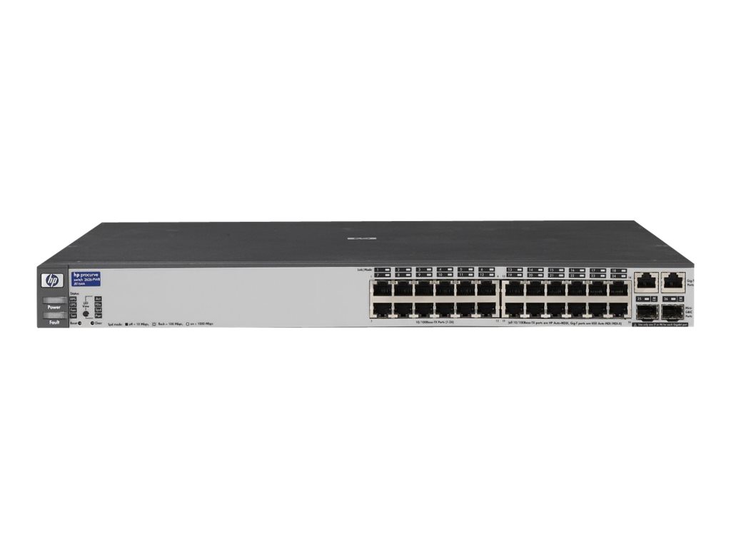 HPE Switch 2626-PWR - Switch - managed - 24 x 10100 + 2 x 101001000