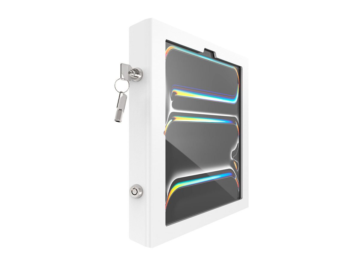 Compulocks iPad Pro M4 13" (2024), Apex Secured Enclosure Wall Mount - Gehäuse - für Tablett - gesichert - verriegelbar - Metallrahmen - weiß - Bildschirmgröße 33.02 cm (13")