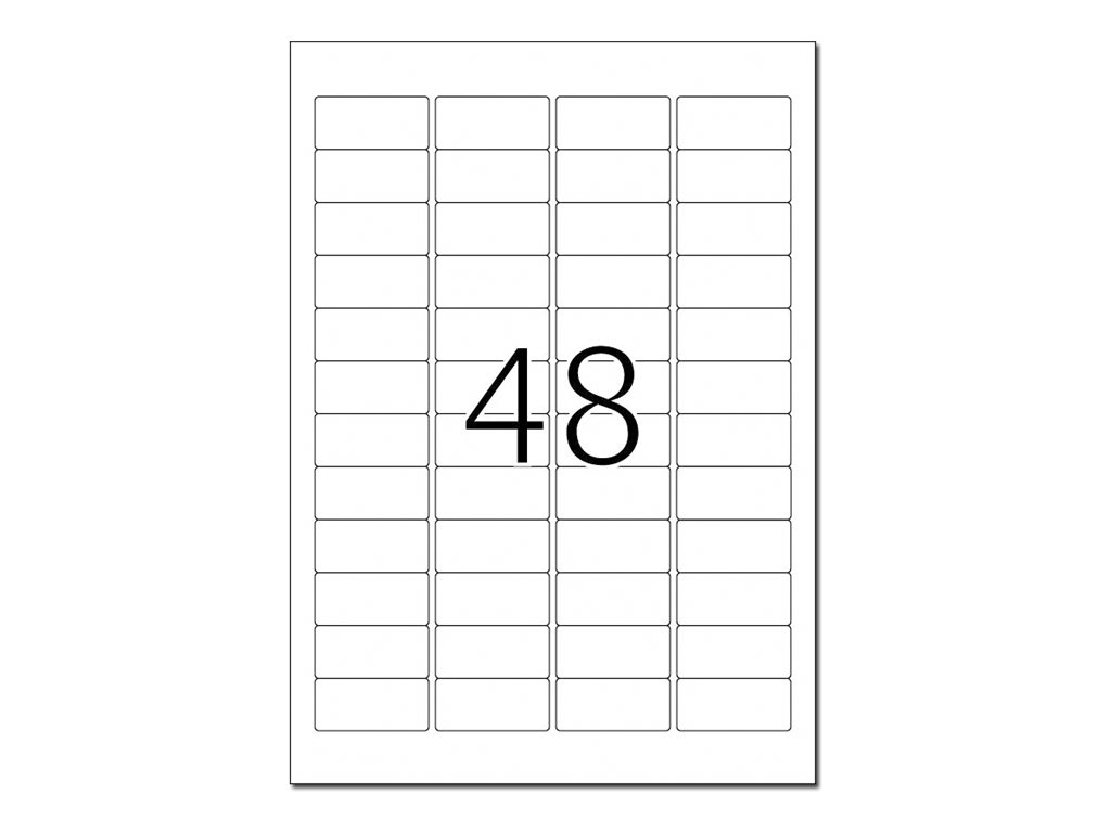 HERMA Special - Papier - matt - permanent selbstklebend - Blau - 45.7 x 21.2 mm 960 Etikett(en) (20 Bogen x 48)