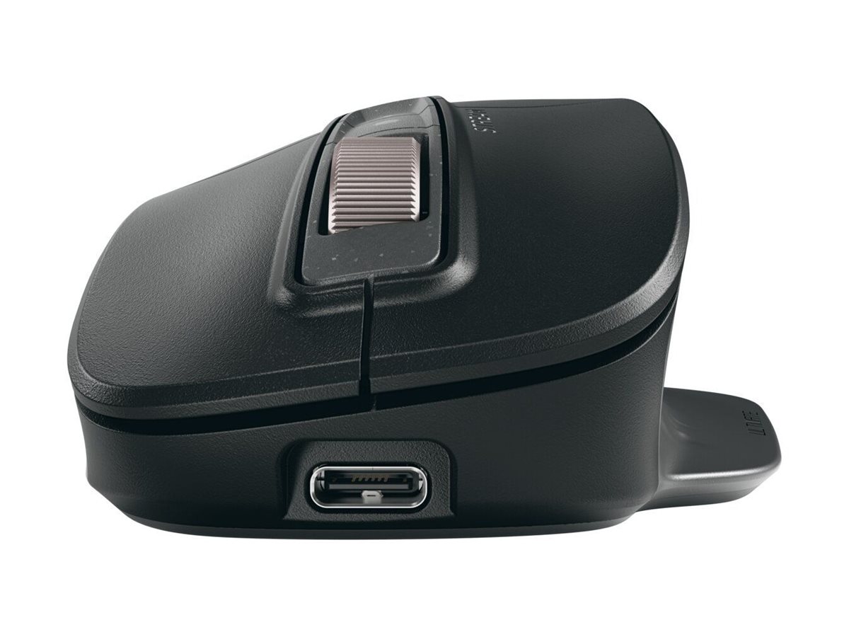 Cherry STREAM Ultimate - Maus - ergonomisch - Für Rechtshänder - optisch - 7 Tasten - kabellos, kabelgebunden - 2.4 GHz, Bluetooth 5.2 - kabelloser Empfänger (USB)