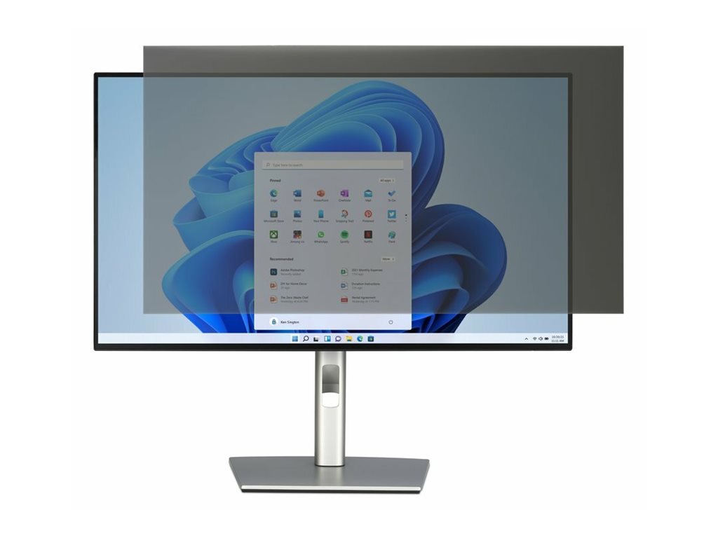 Kensington Blickschutzfilter für Bildschirme - 2-Wege - abnehmbar - 61 cm (24")
