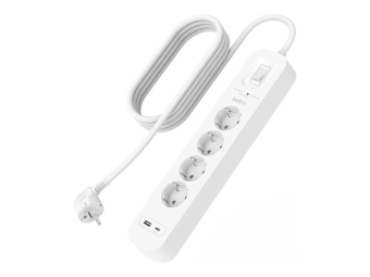 Belkin Connect - Überspannungsschutz - mit USB-C und USB-A Ports