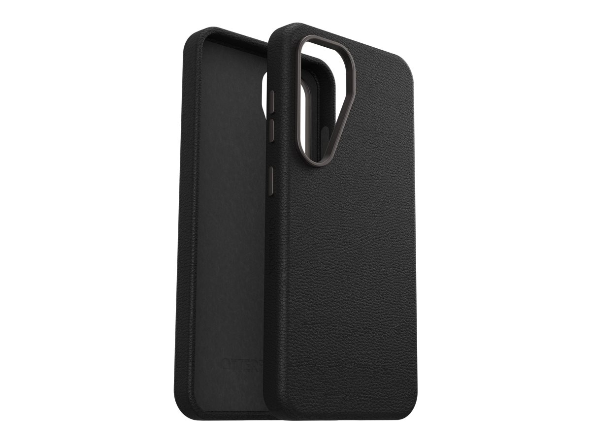 OtterBox Symmetry Series - Hintere Abdeckung für Mobiltelefon - Kaktusleder - Noir Ash (schwarz)