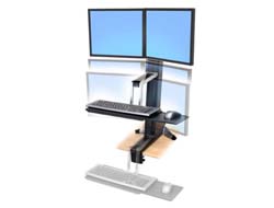 Ergotron WorkFit-S - Stehender Tischwandler - rechteckig