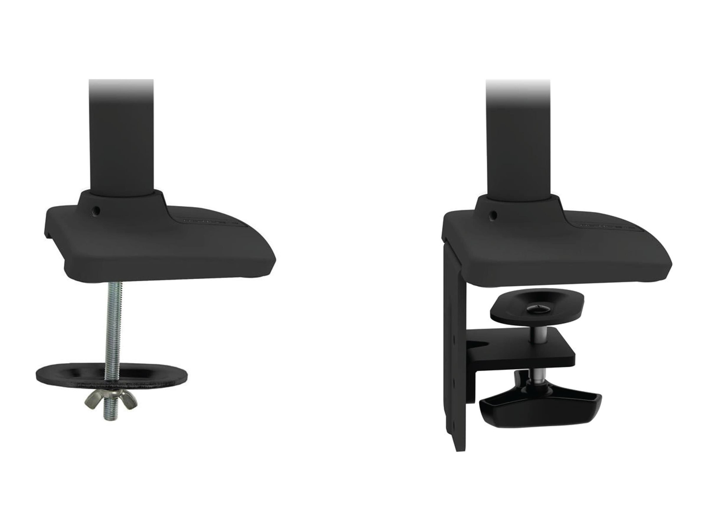 Ergotron LX - Befestigungskit (Gelenkarm, Spannbefestigung für Tisch, Tischplattenbohrung, 8" Stange) - Konstante Krafttechnologie - für LCD-Display - Aluminium - mattschwarz - Bildschirmgröße bis zu 86,4 cm (bis zu 34 Zoll)