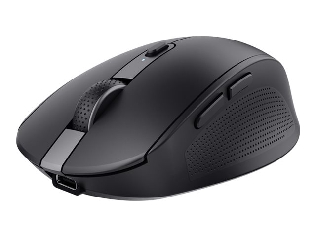 Trust Ozaa - Maus - für mehrere Geräte - Für Rechtshänder - optisch - 6 Tasten - kabellos - 2.4 GHz, Bluetooth - kabelloser Empfänger (USB)