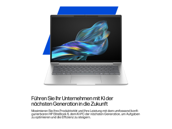 HP EliteBook 6 G1a Notebook Next Gen AI - 177-Grad Scharnierdesign - AMD Ryzen AI 5 340  2 GHz - Win 11 Pro - Radeon 840M - 32 GB RAM - 512 GB SSD NVMe - 35.6 cm (14")