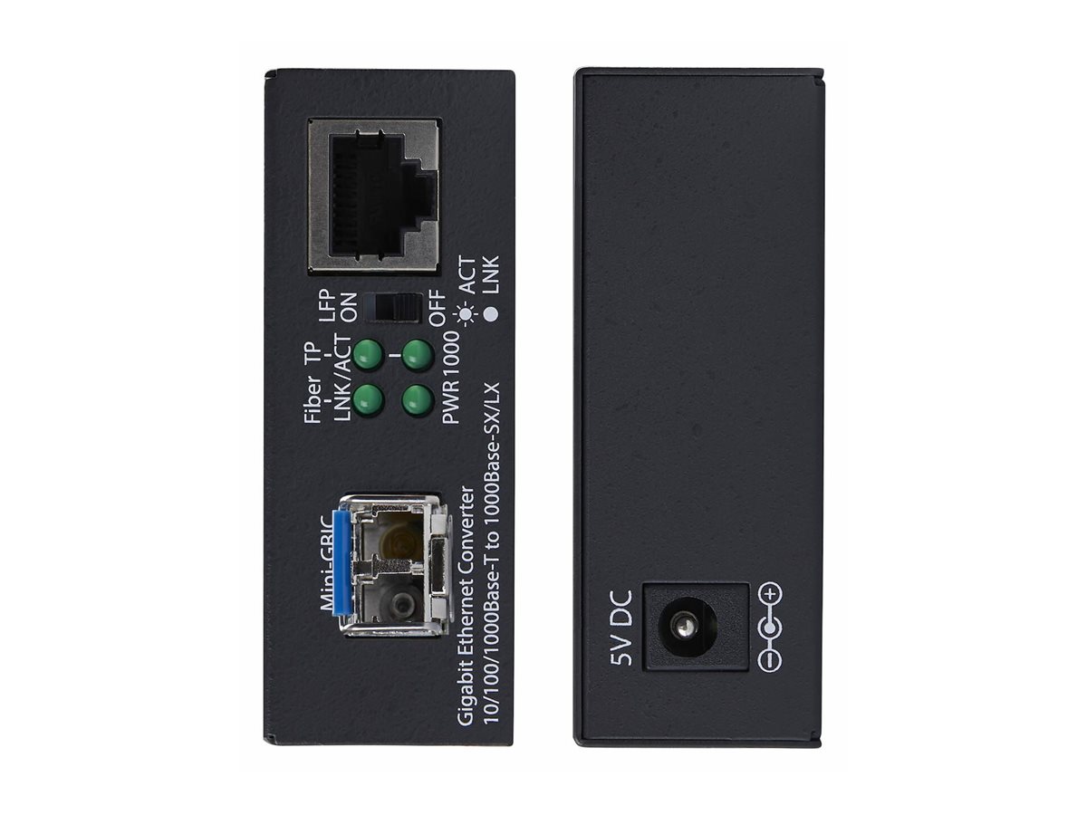 StarTech.com Startech - Medienkonverter - 1GbE - über Glasfaser