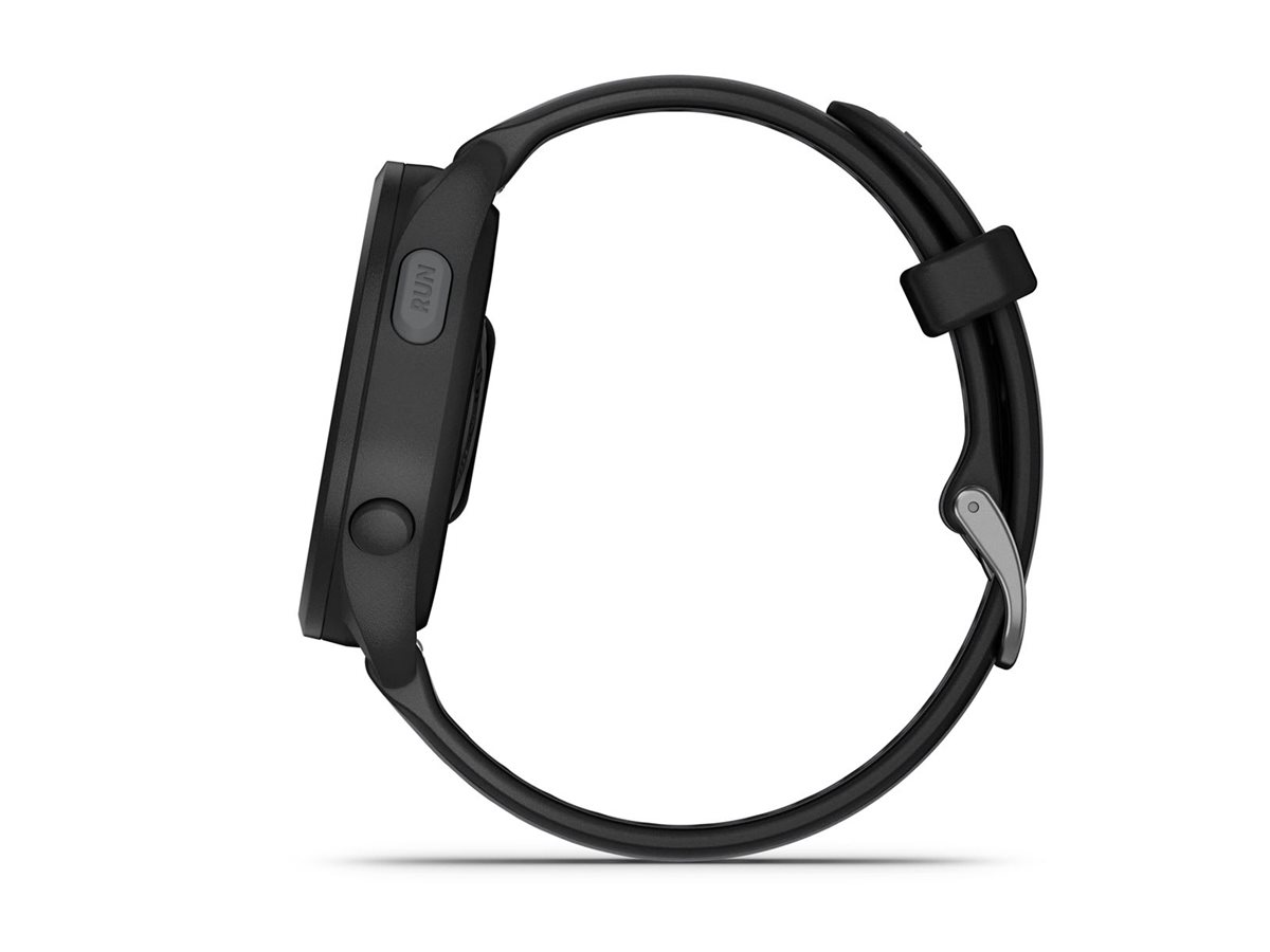 Garmin Forerunner 165 Music - Schwarz - Sportuhr mit Band - Silikon - Slate Gray - Handgelenkgröße 126-203 mm - Anzeige 3 cm (1.2")