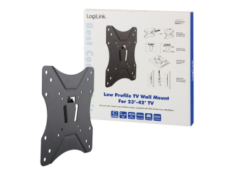 LogiLink Klammer - für LCD TV - fester, kaltgepresster Stahl - Bildschirmgröße 58.4-106.7 cm (23"-42")