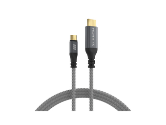 EFB Elektronik USB-C auf HDMI Kabel 4K30Hz grau - Kabel - DigitalDaten