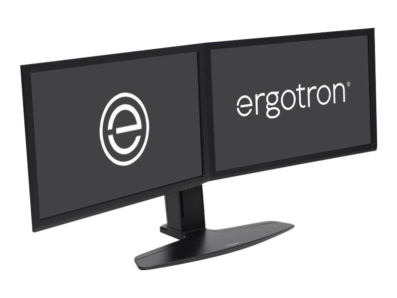Ergotron Neo-Flex - Aufstellung - für 2 LCD-Displays - Schwarz - Bildschirmgröße bis zu 61 cm (bis zu 24 Zoll)