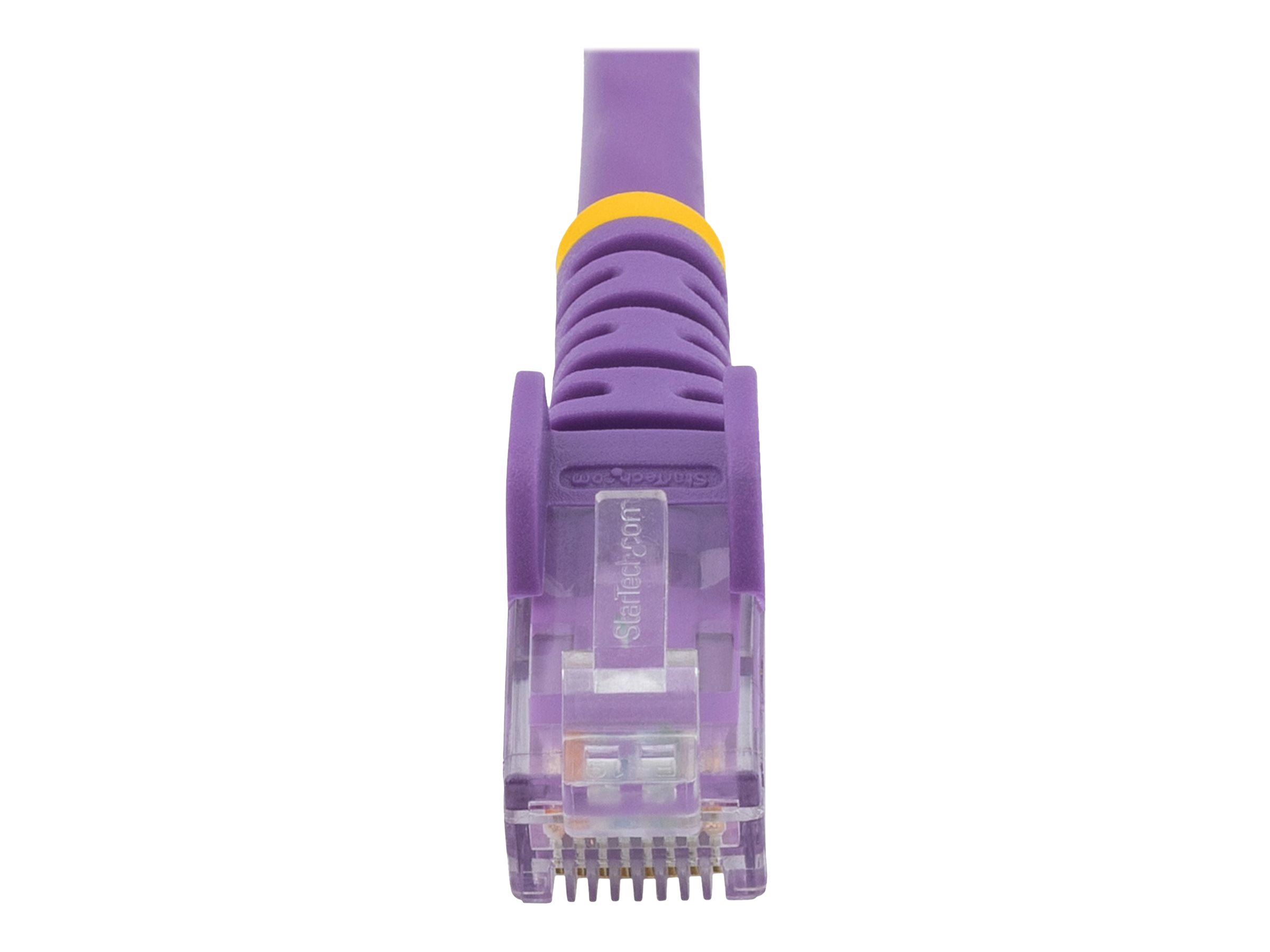 StarTech.com 2m Cat6 Gigabit Snagless Patchkabel - RJ45 UTP Netzwerkkabel mit Schutzmanschette - Cat 6 Kabel - Lila - Patch-Kabel - RJ-45 (M)