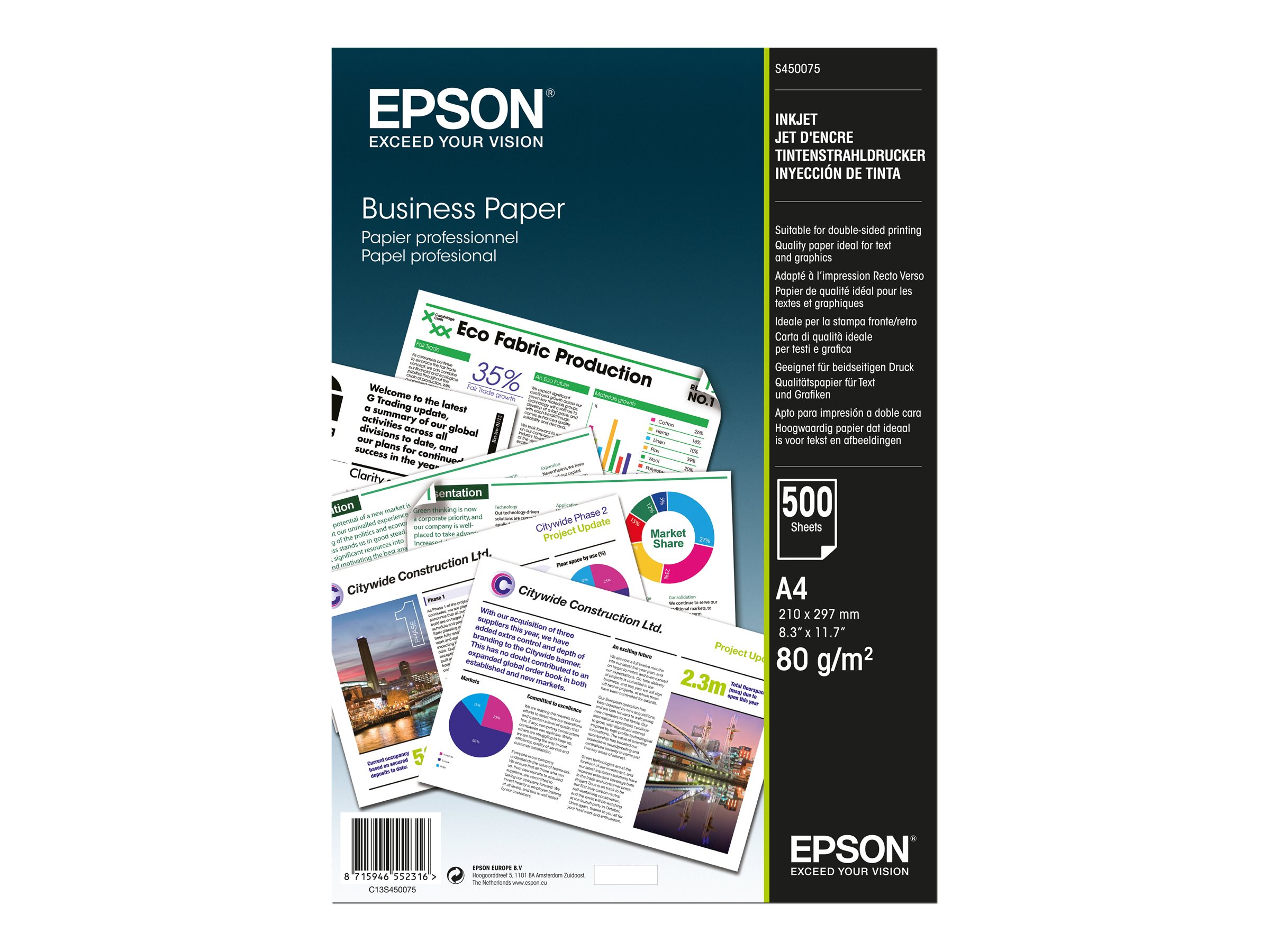 Epson Business Paper - A4 (210 x 297 mm) - 80 gm²