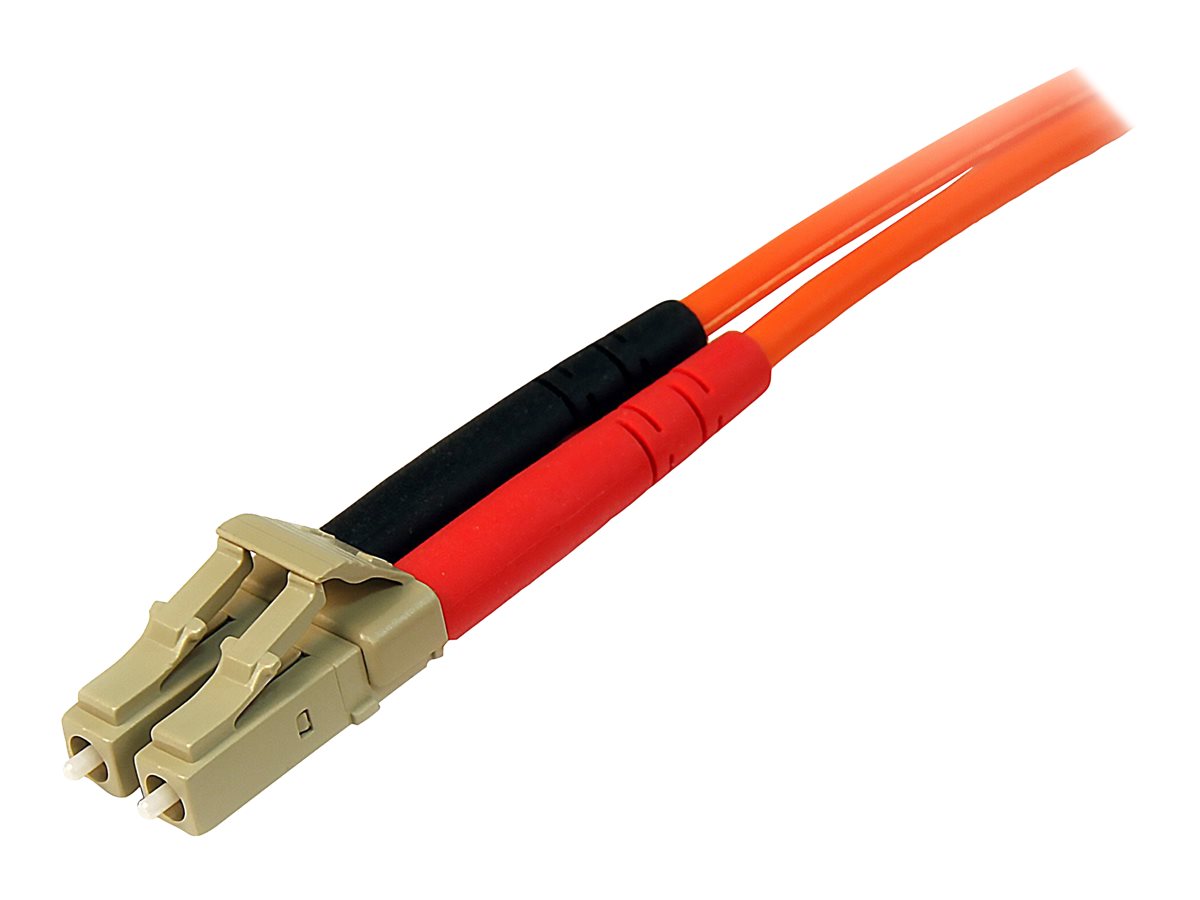 StarTech.com 5m Fiber Optic Cable - Multimode Duplex 50125 - LSZH - LCLC - OM2 - LC to LC Fiber Patch Cable - Netzwerkkabel - LC Multi-Mode (M)