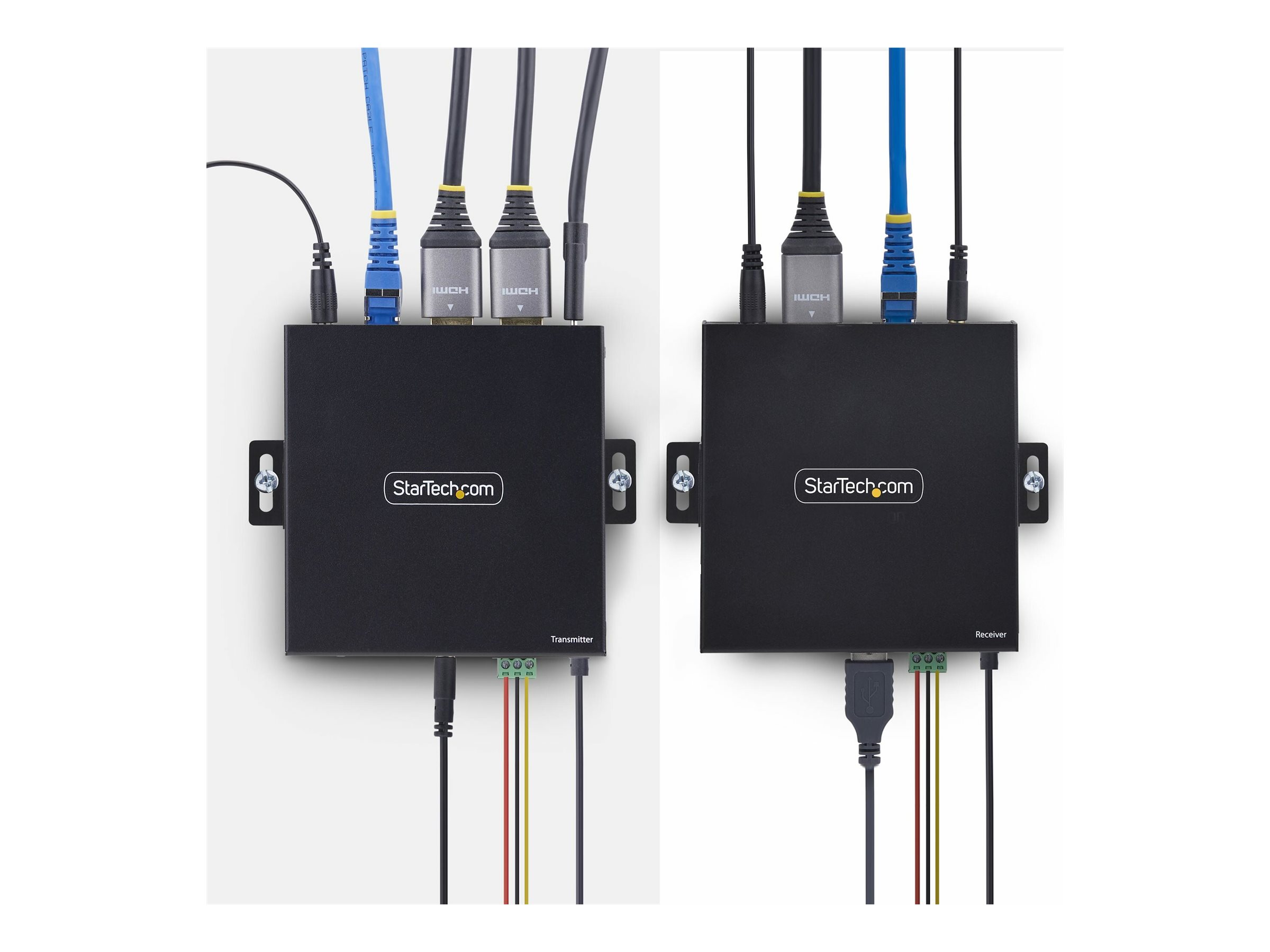 StarTech.com HDMI KVM Extender Over IP Network, 4K 60Hz, Driverless