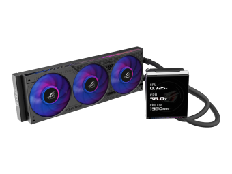 ASUS ROG STRIX LC IV 360 ARGB LCD - Prozessor-Flüssigkeitskühlsystem - (für LGA1700, LGA1851, AM4, AM5)