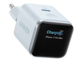 ANKER Nano - Netzteil - mit Smart-Display - 45 watt - 3 A - PD (USB-C)